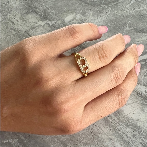 Dior Gold and Silver Women's Ring - Picture 2 of 7
